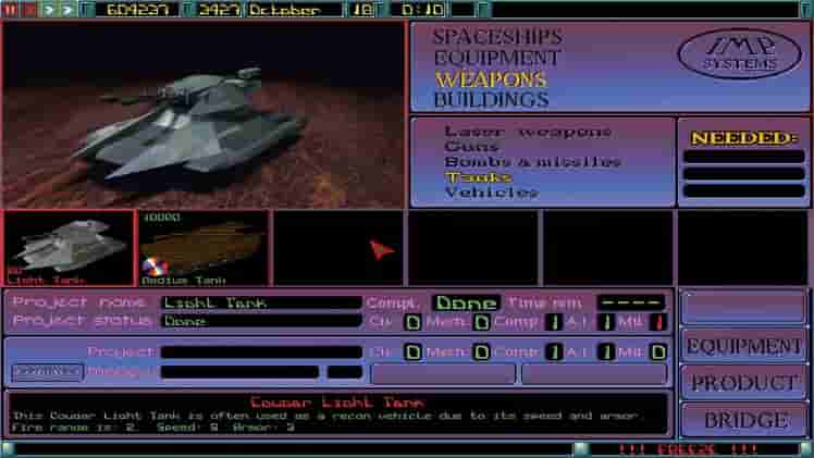 Imperium Galactica screenshot thumbnail screenshot 6