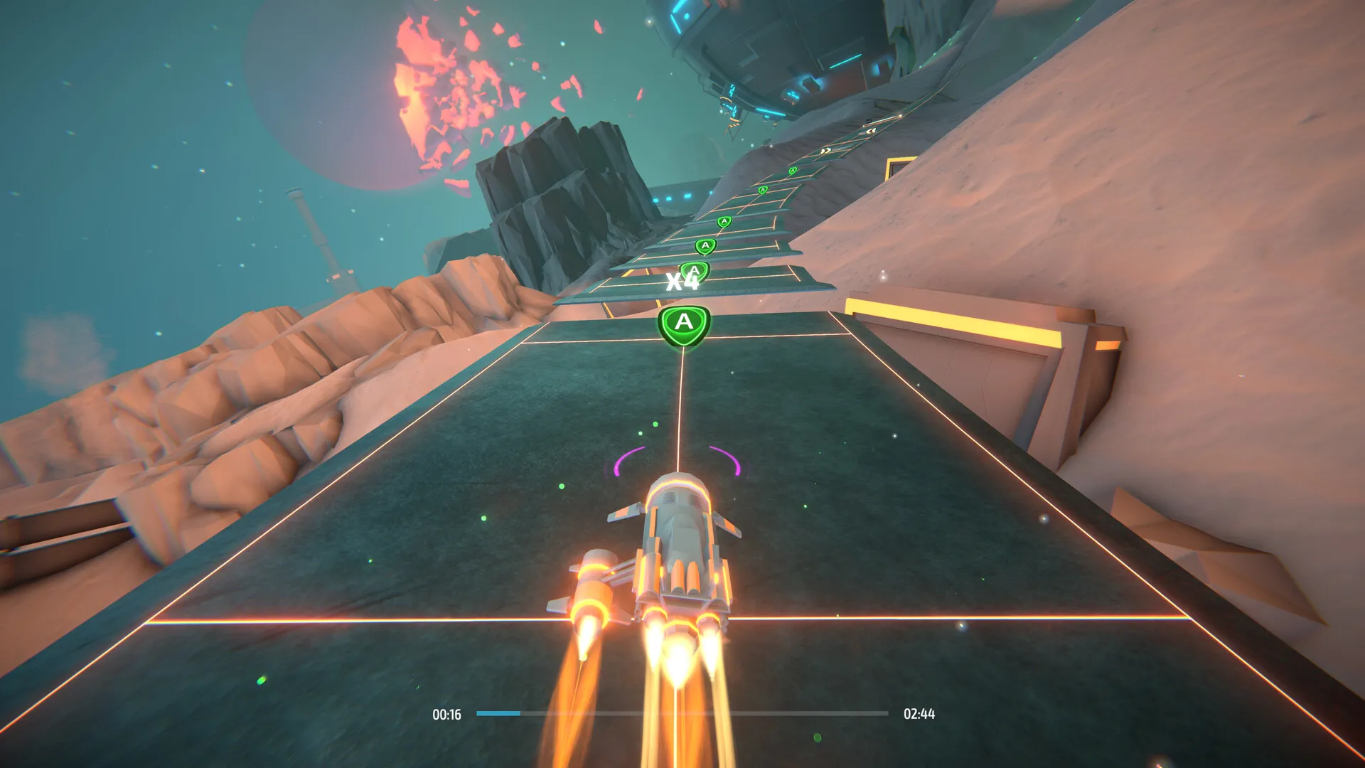 Invector: Rhythm Galaxy screenshot thumbnail screenshot 1