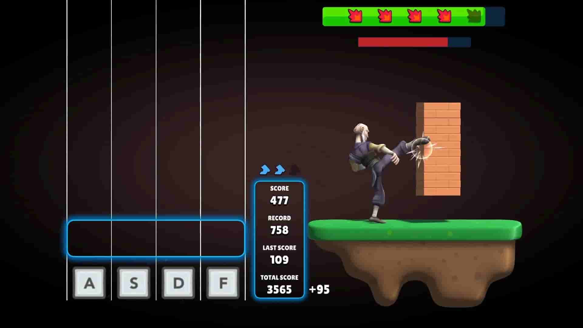 KICK MASTER screenshot thumbnail screenshot 1