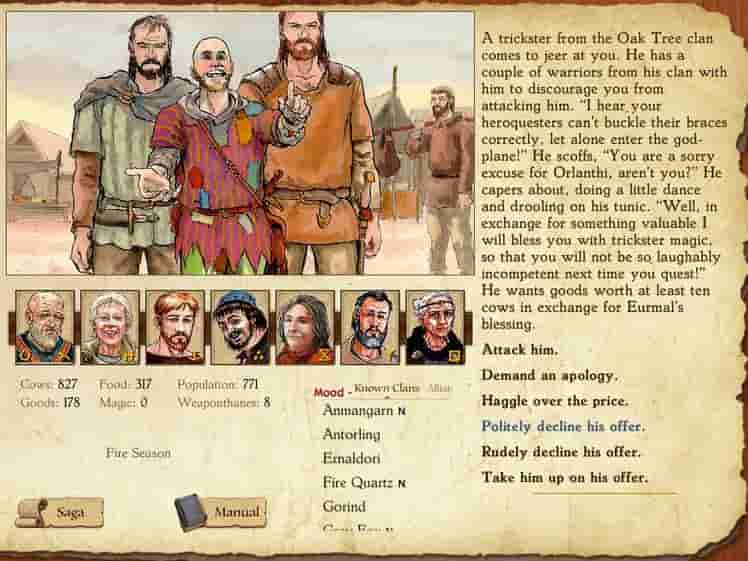 King of Dragon Pass screenshot thumbnail screenshot 8