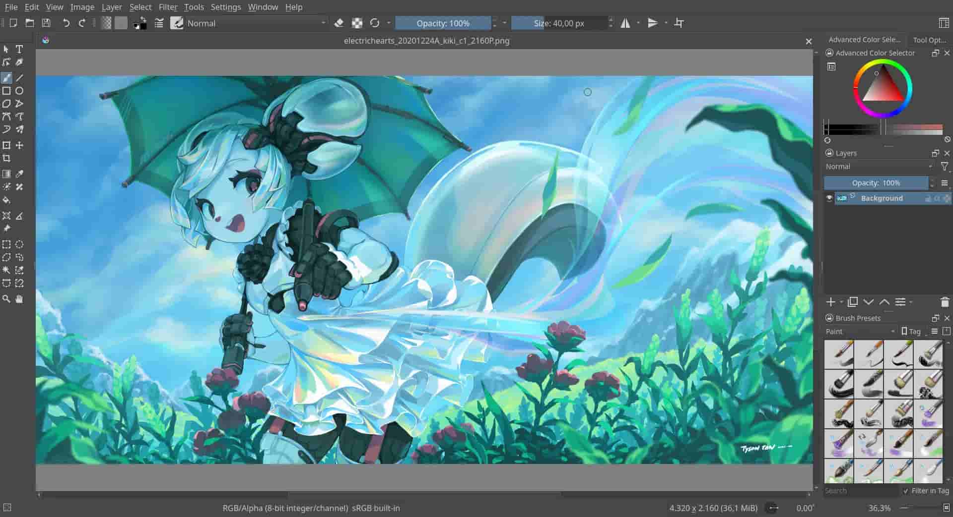Krita screenshot thumbnail screenshot 0
