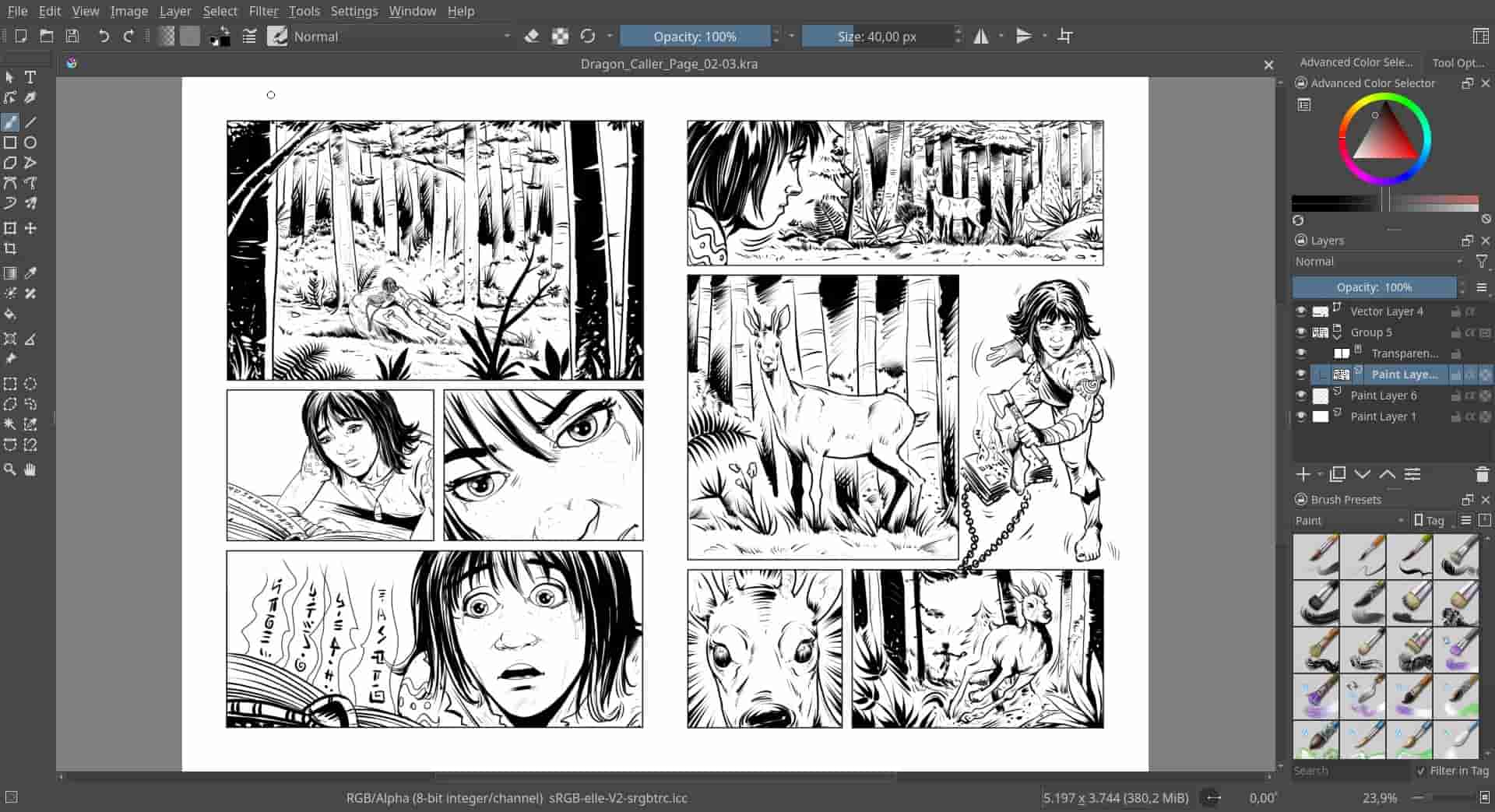 Krita screenshot thumbnail screenshot 1