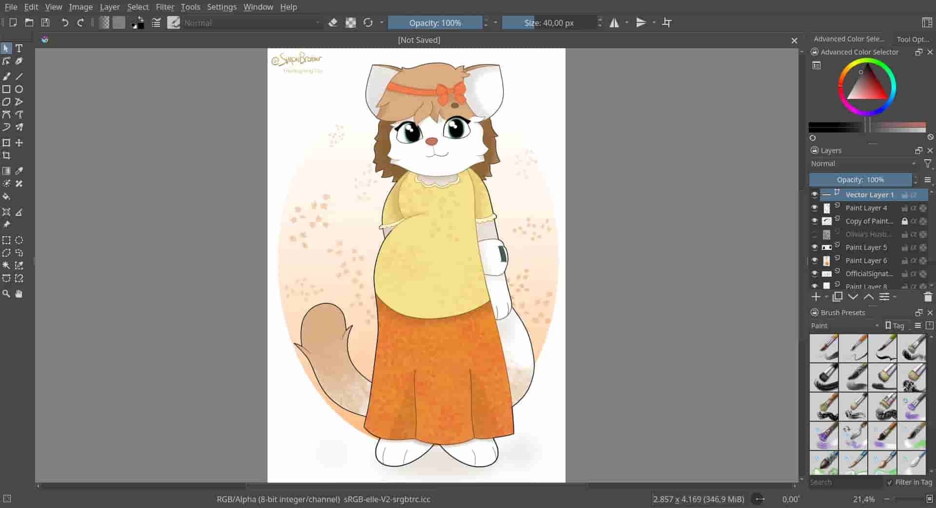 Krita screenshot thumbnail screenshot 11