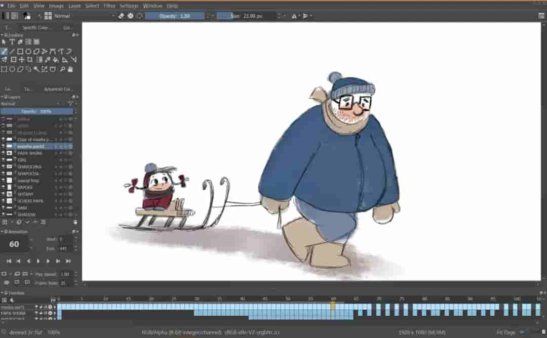 Krita screenshot thumbnail screenshot 4