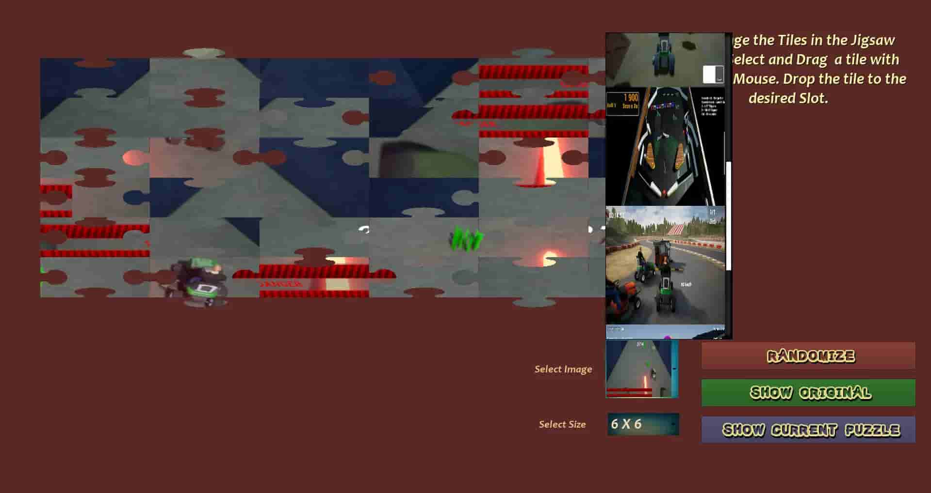 Lawnmower Game Jigsaw screenshot thumbnail screenshot 1