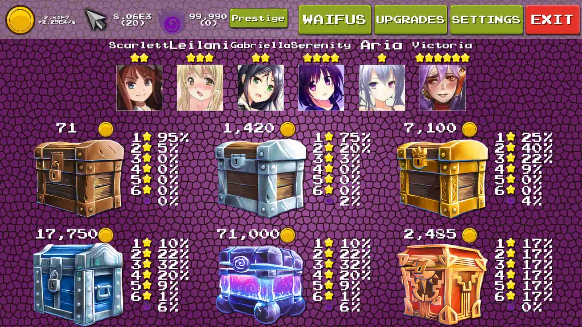 Loot Box Waifus screenshot thumbnail screenshot 3