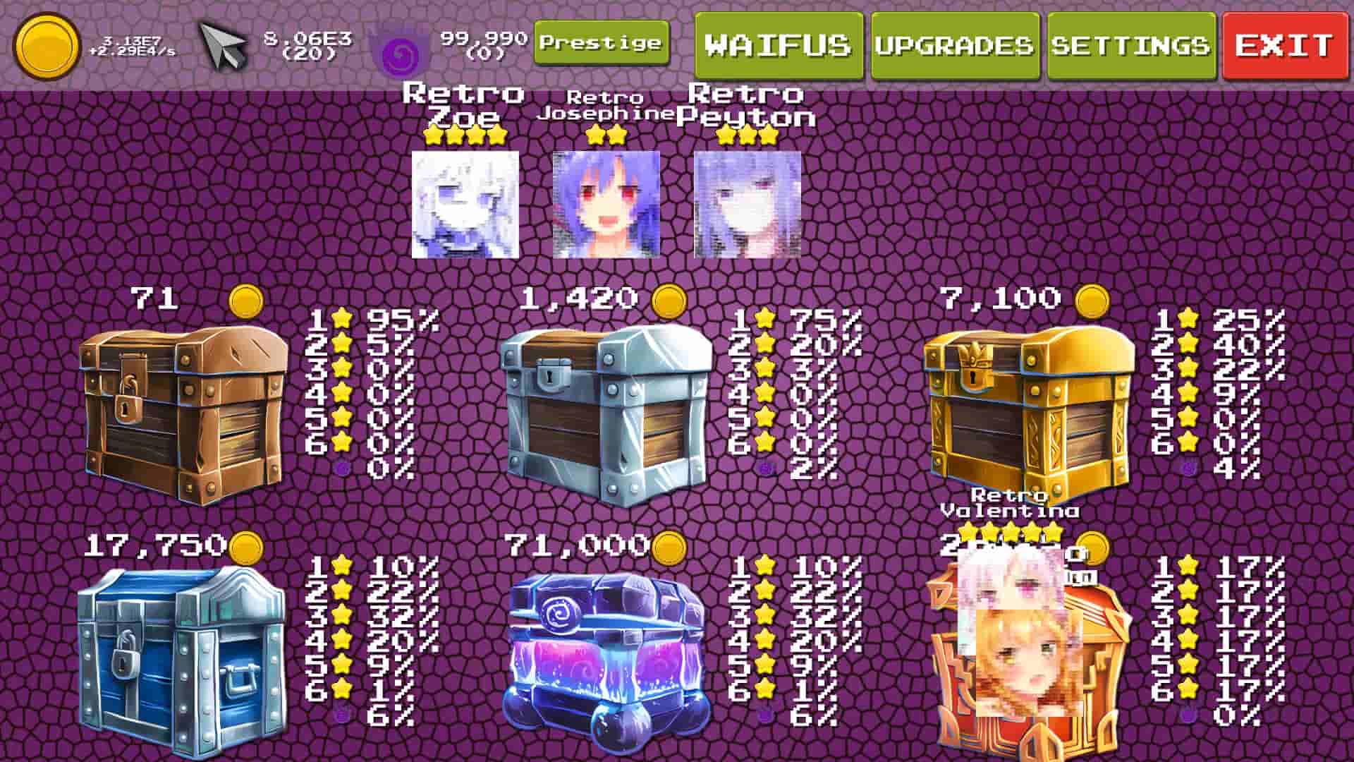 Loot Box Waifus screenshot thumbnail screenshot 4