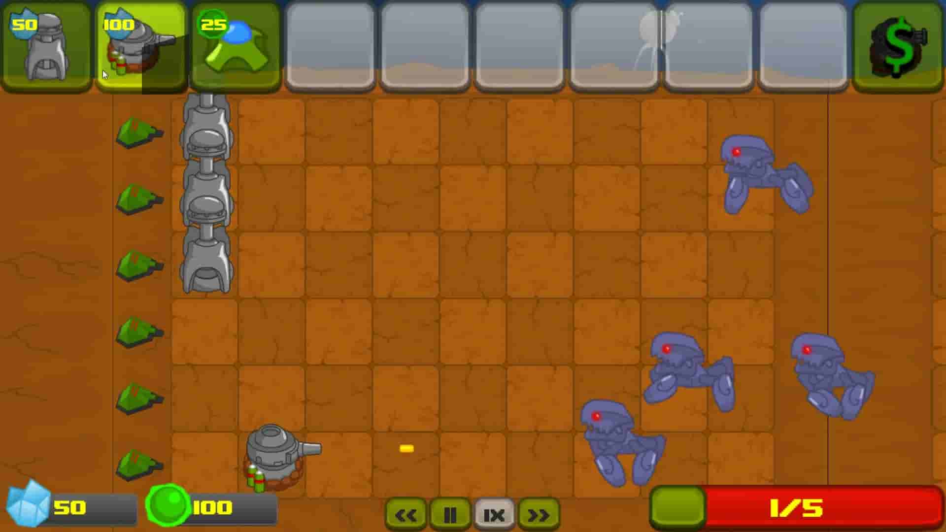 Martians Vs Robots screenshot thumbnail screenshot 0