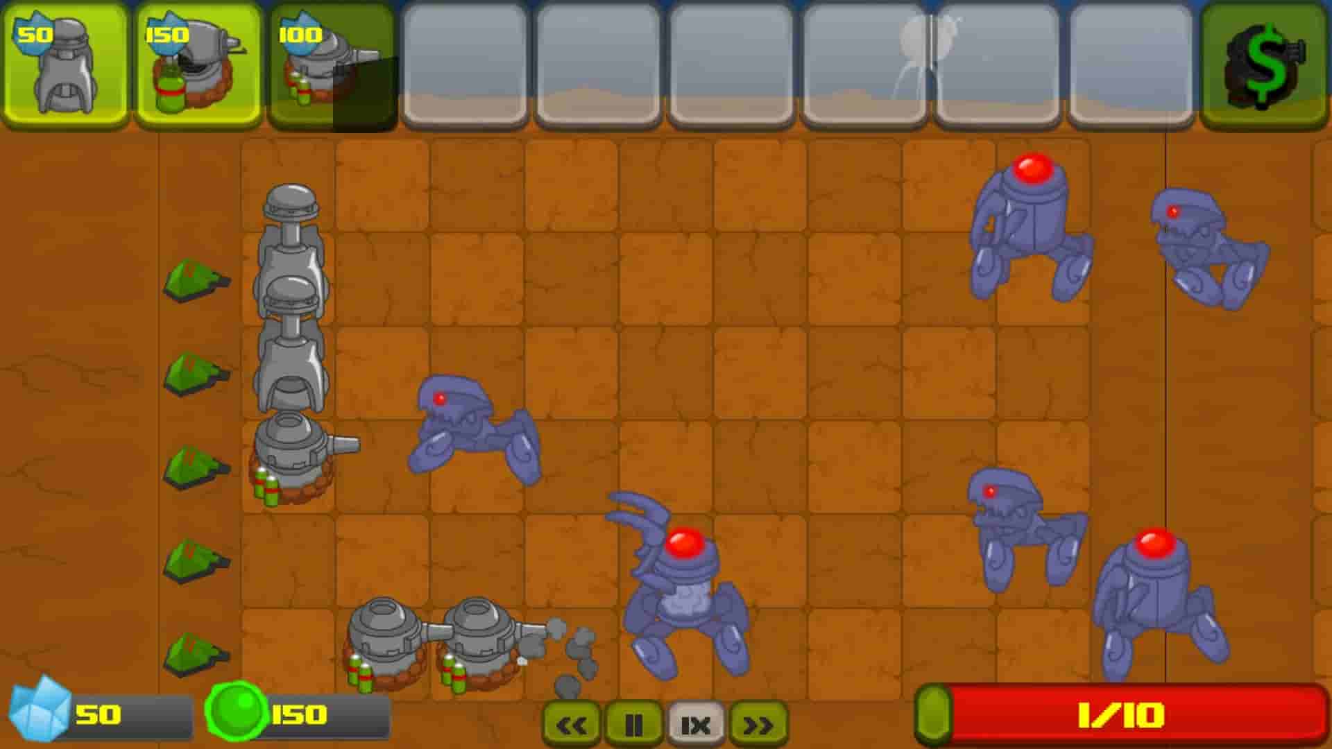 Martians Vs Robots screenshot thumbnail screenshot 4