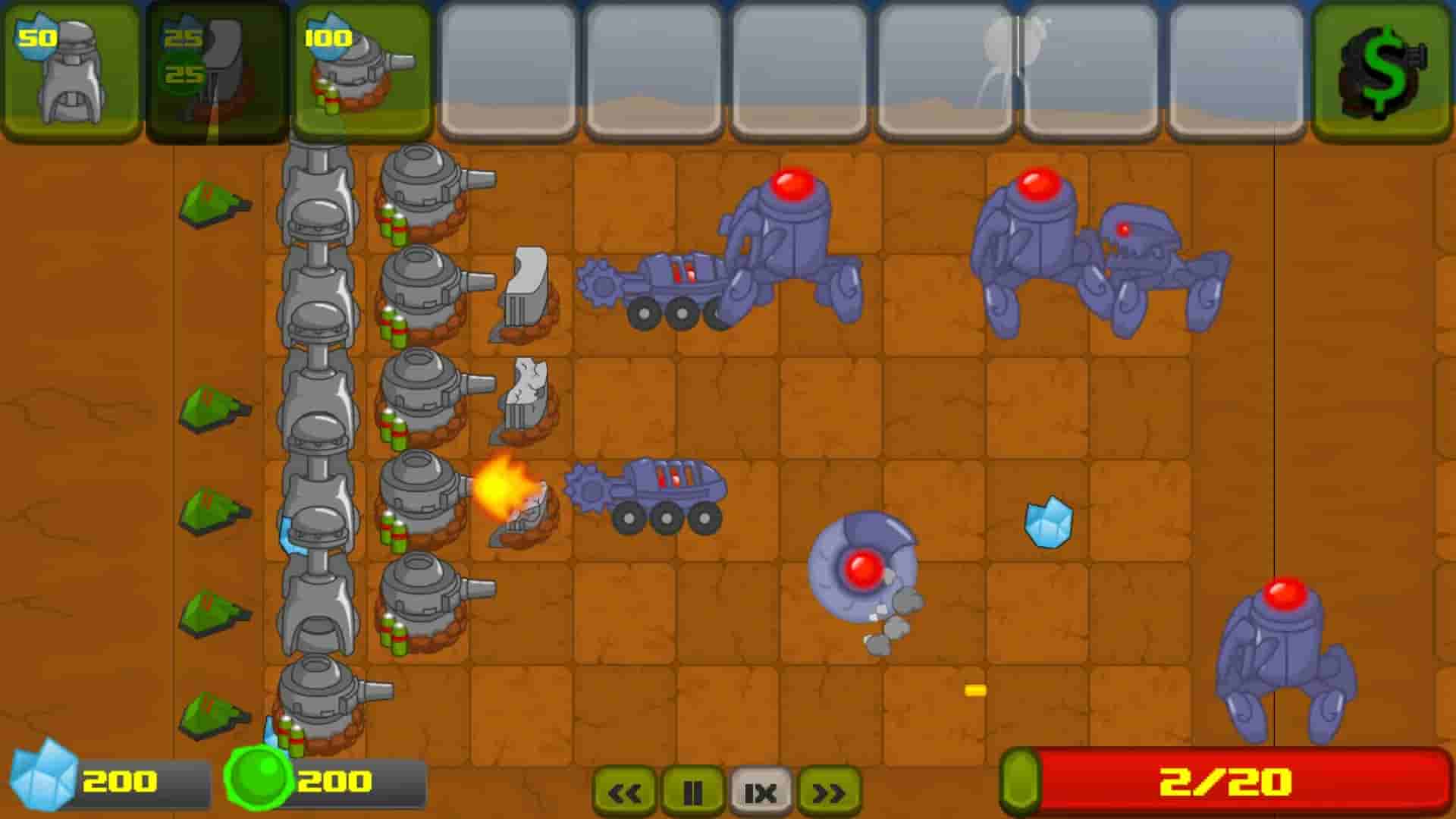 Martians Vs Robots screenshot thumbnail screenshot 6