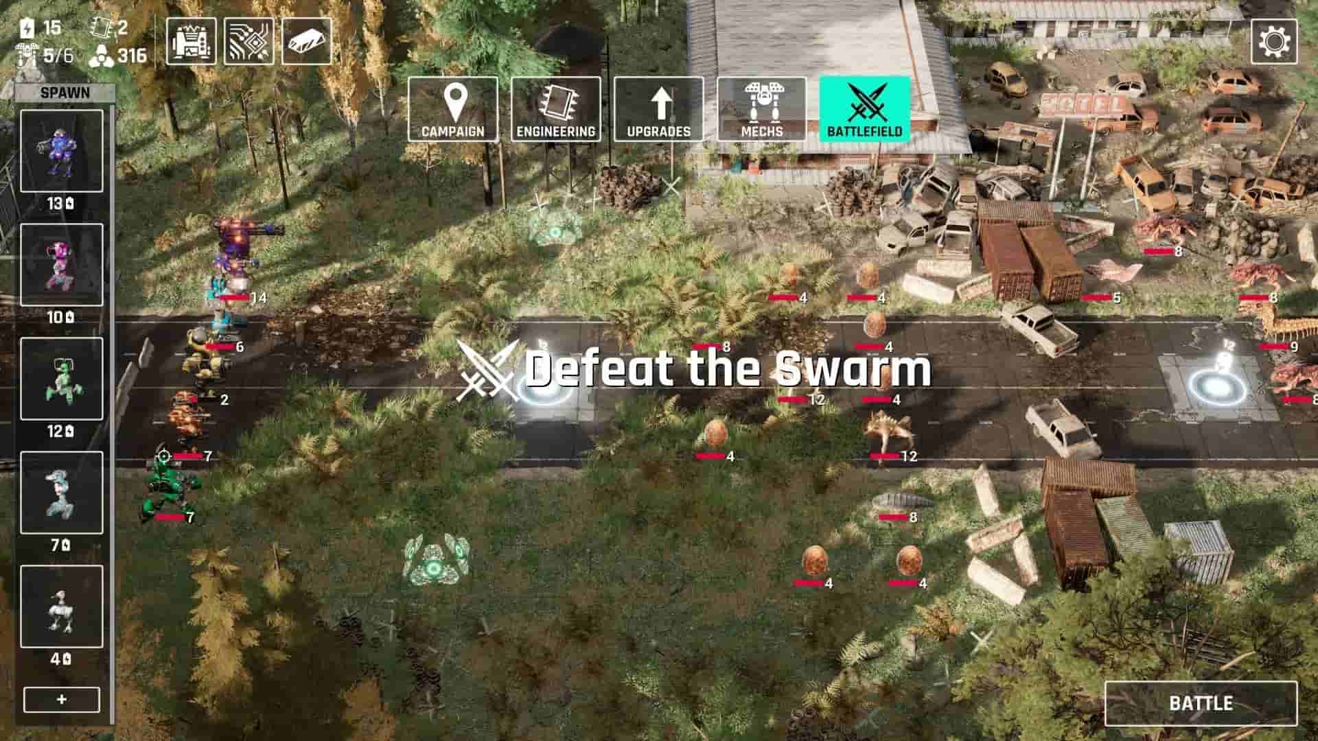Mech Armada screenshot thumbnail screenshot 4