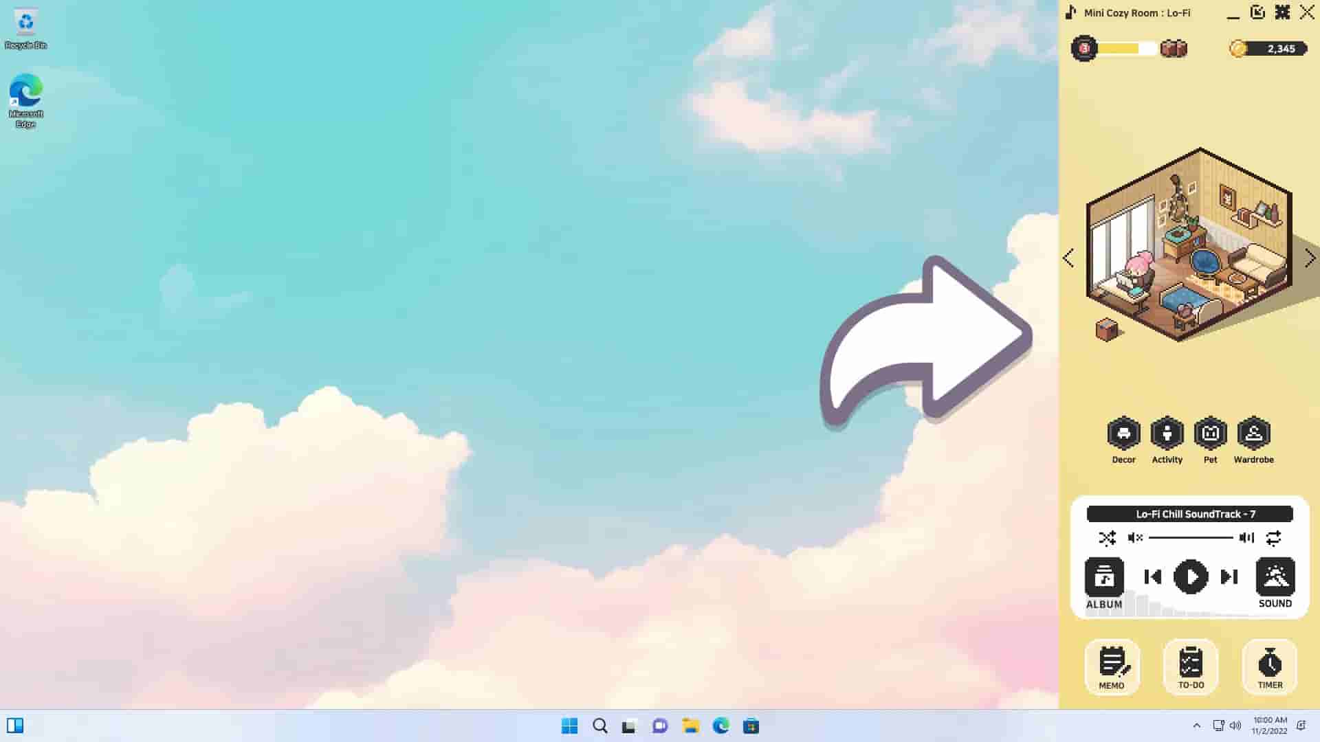 Mini Cozy Room: Lo-Fi screenshot thumbnail screenshot 0