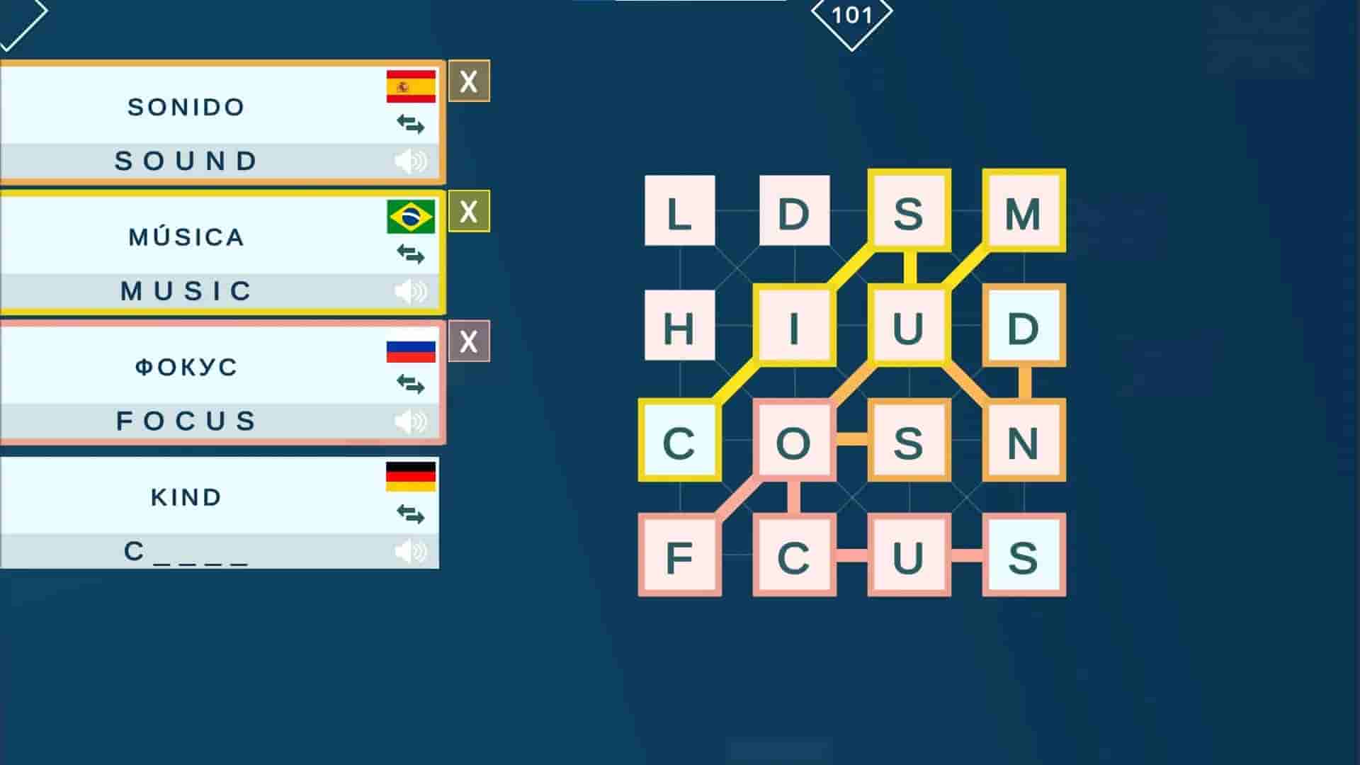 Mini Words: Polyglot screenshot thumbnail screenshot 0