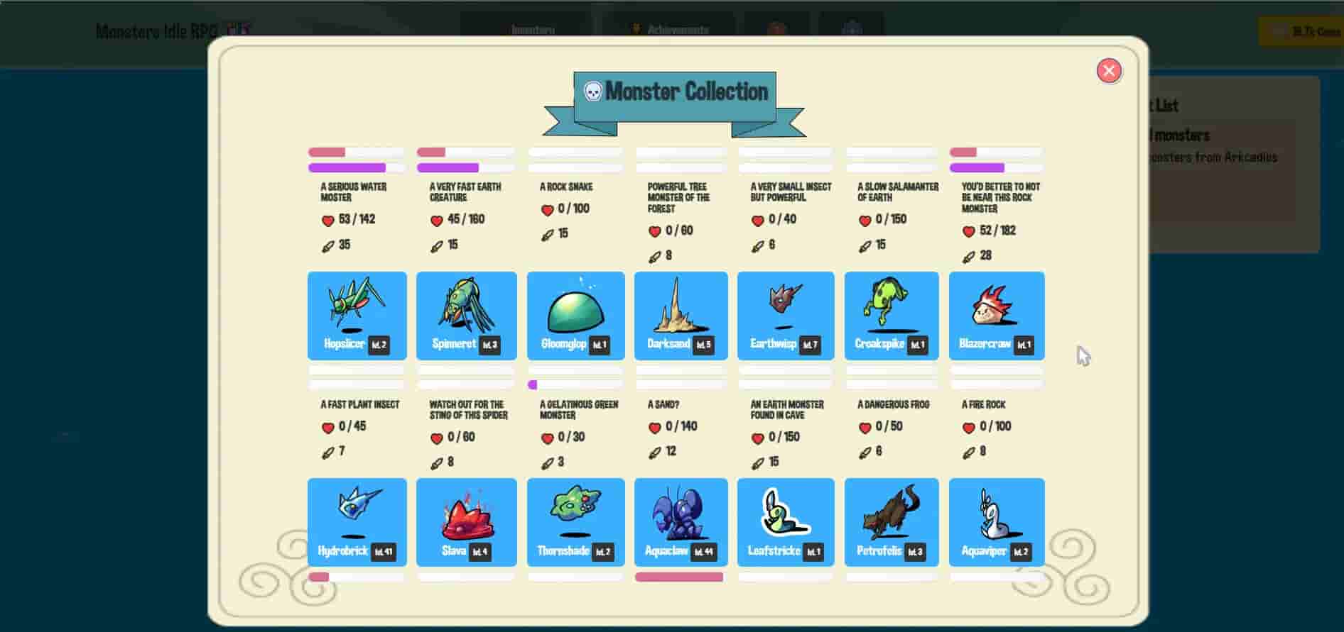 Monsters Idle RPG screenshot thumbnail screenshot 4