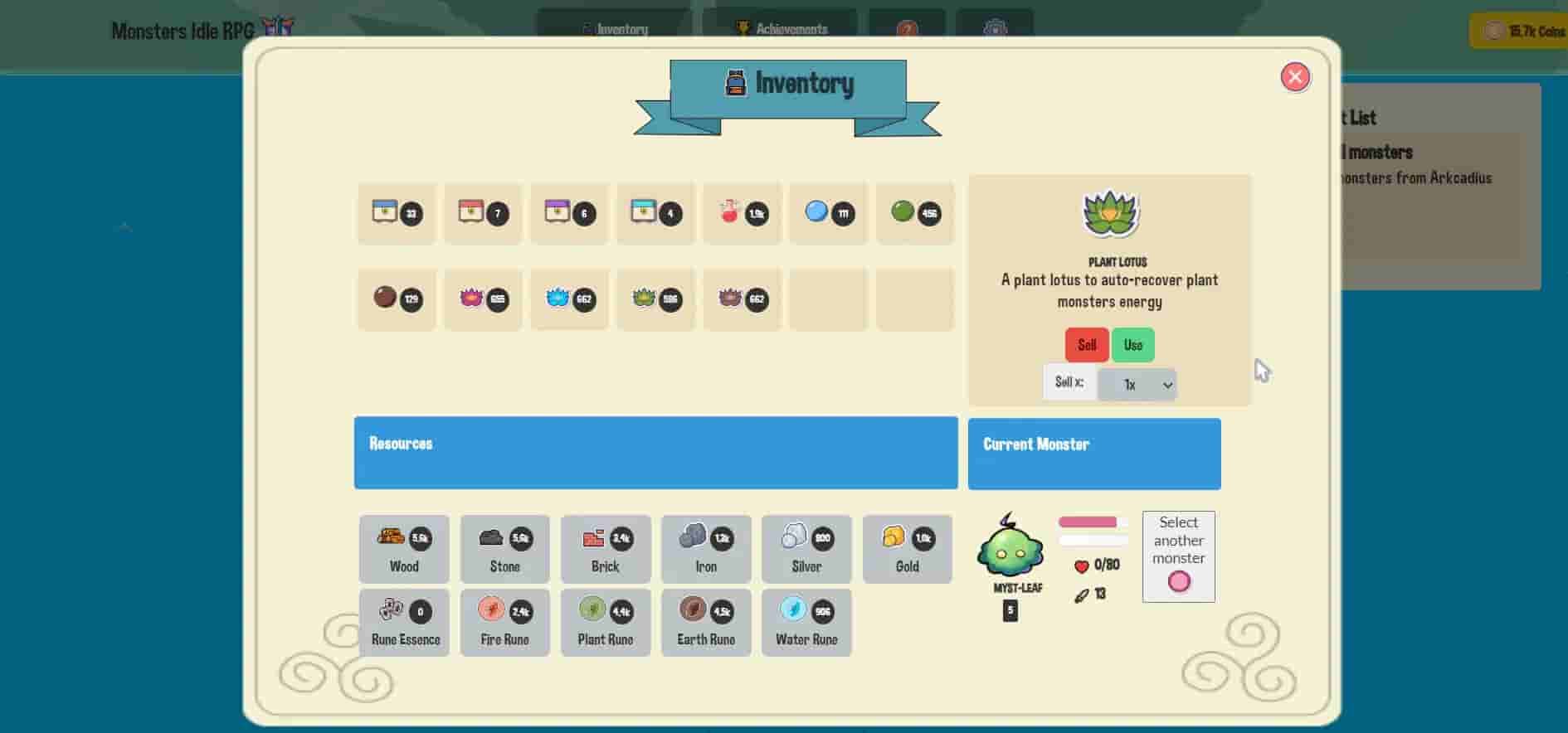 Monsters Idle RPG screenshot thumbnail screenshot 5