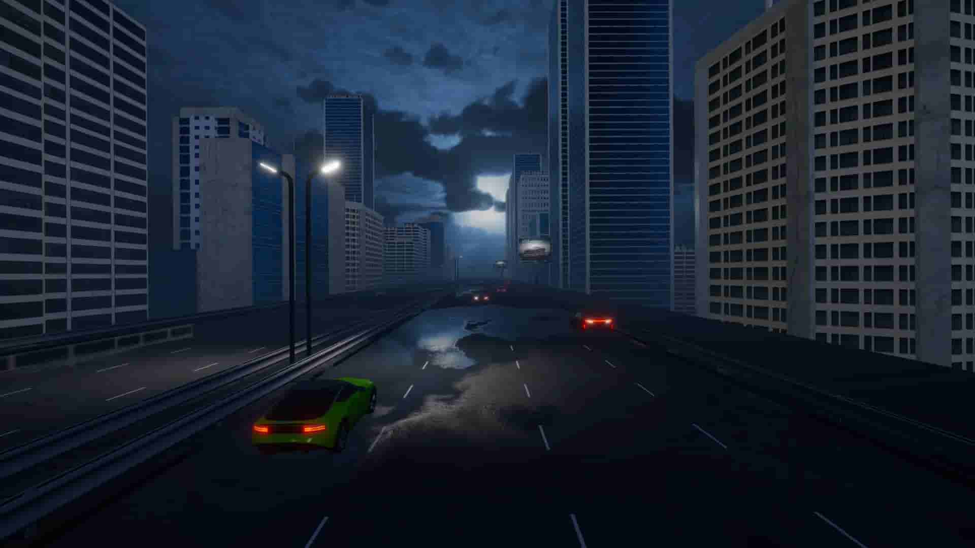 Motorcycle Night Ride screenshot thumbnail screenshot 4