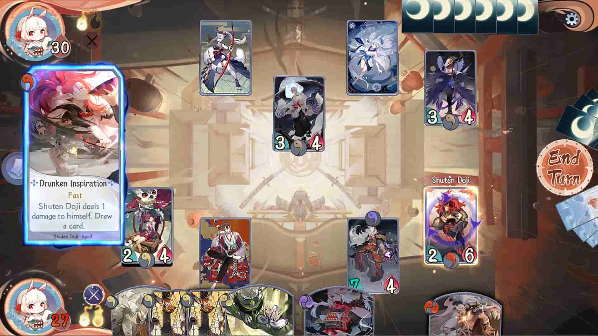 Onmyojithe card game screenshot thumbnail screenshot 1