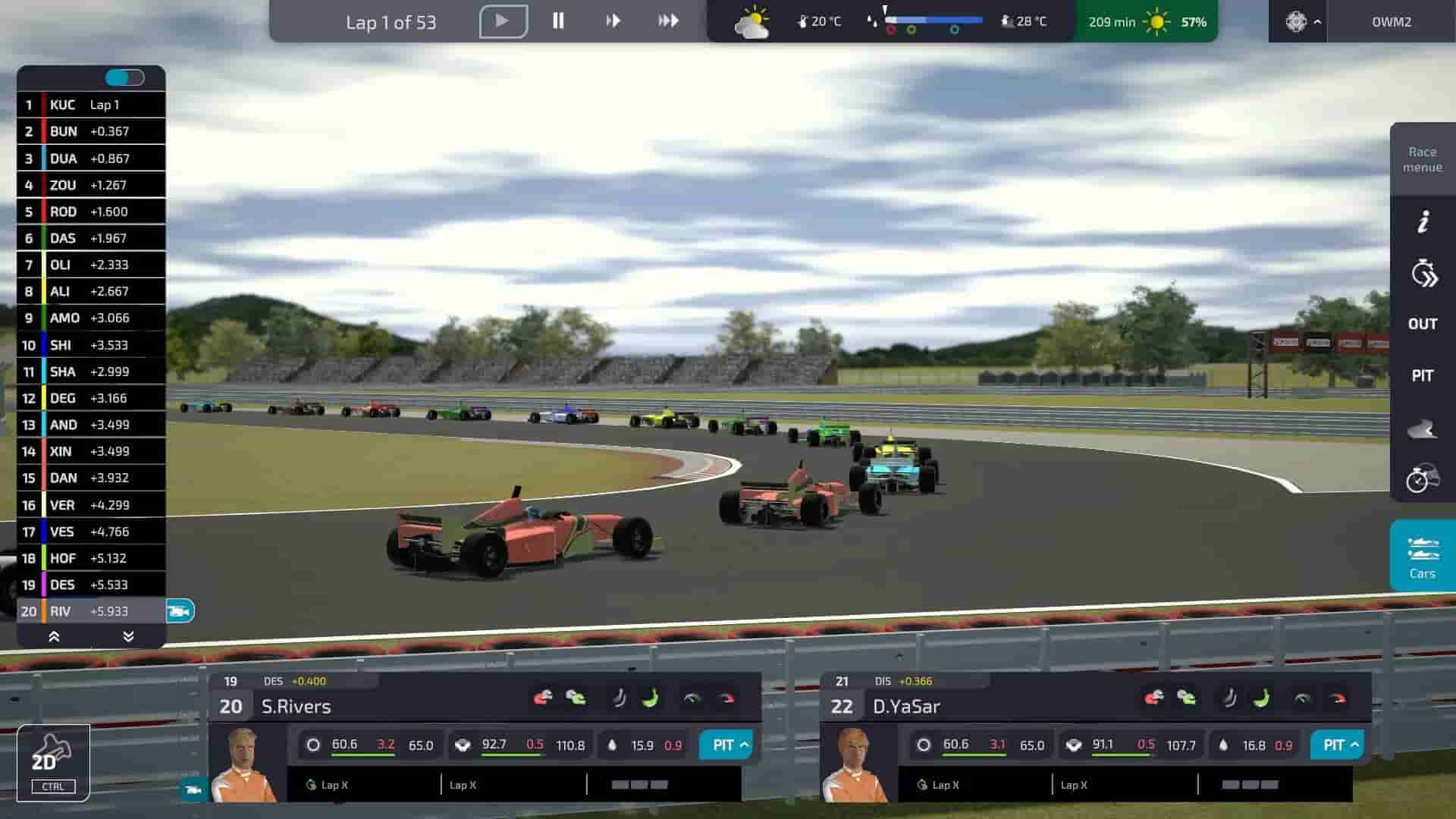 Open Wheel Manager 2 screenshot thumbnail screenshot 0