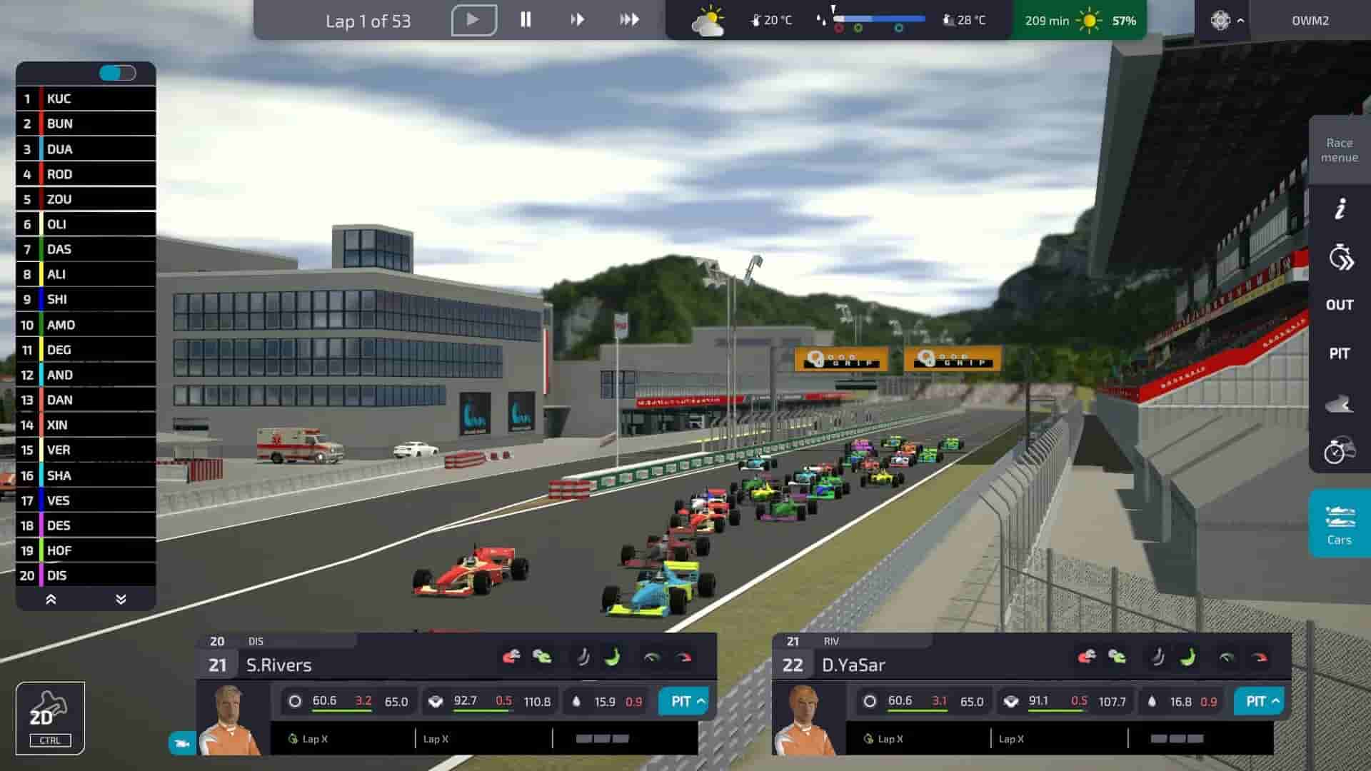 Open Wheel Manager 2 screenshot thumbnail screenshot 2