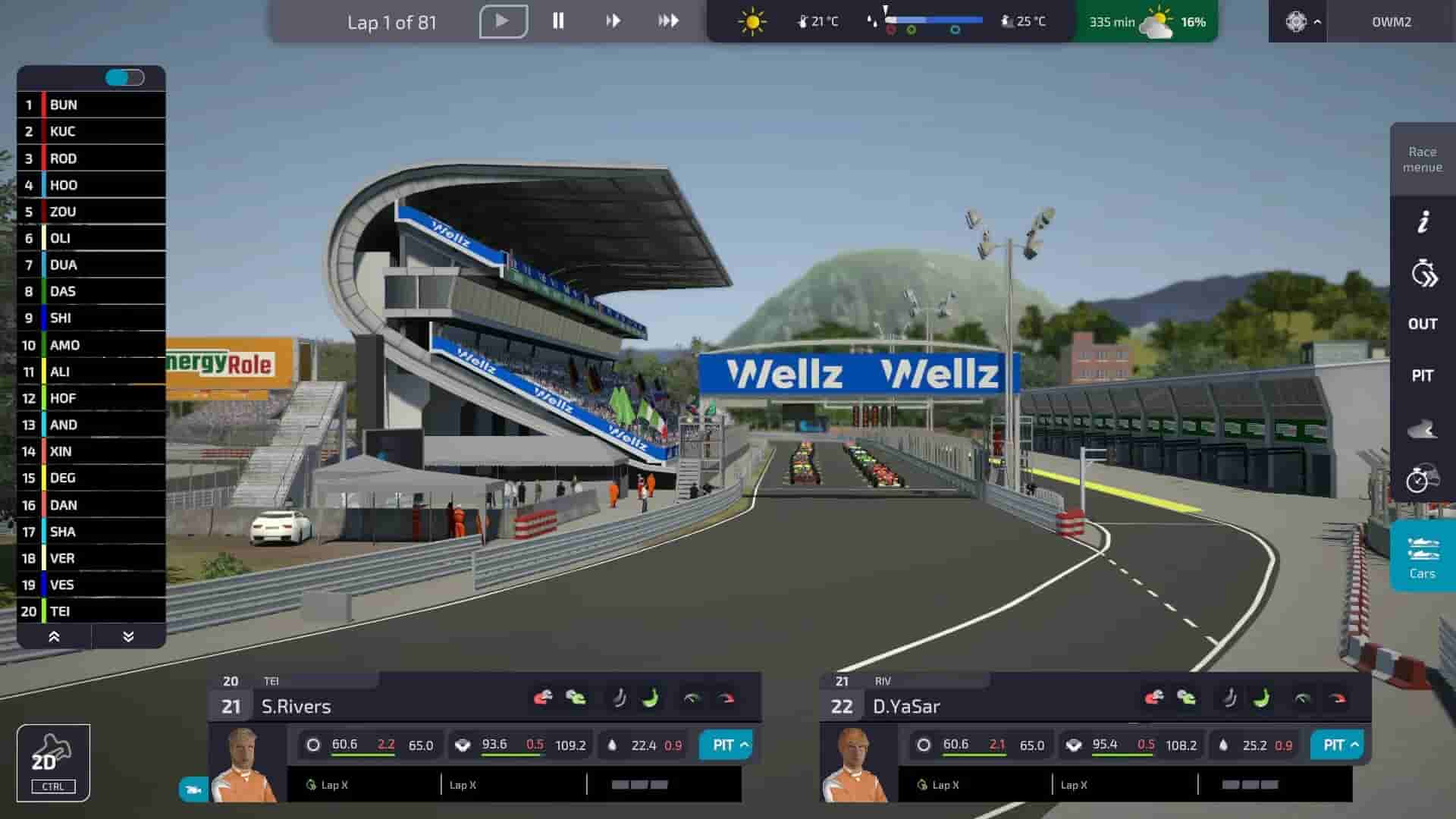 Open Wheel Manager 2 screenshot thumbnail screenshot 7