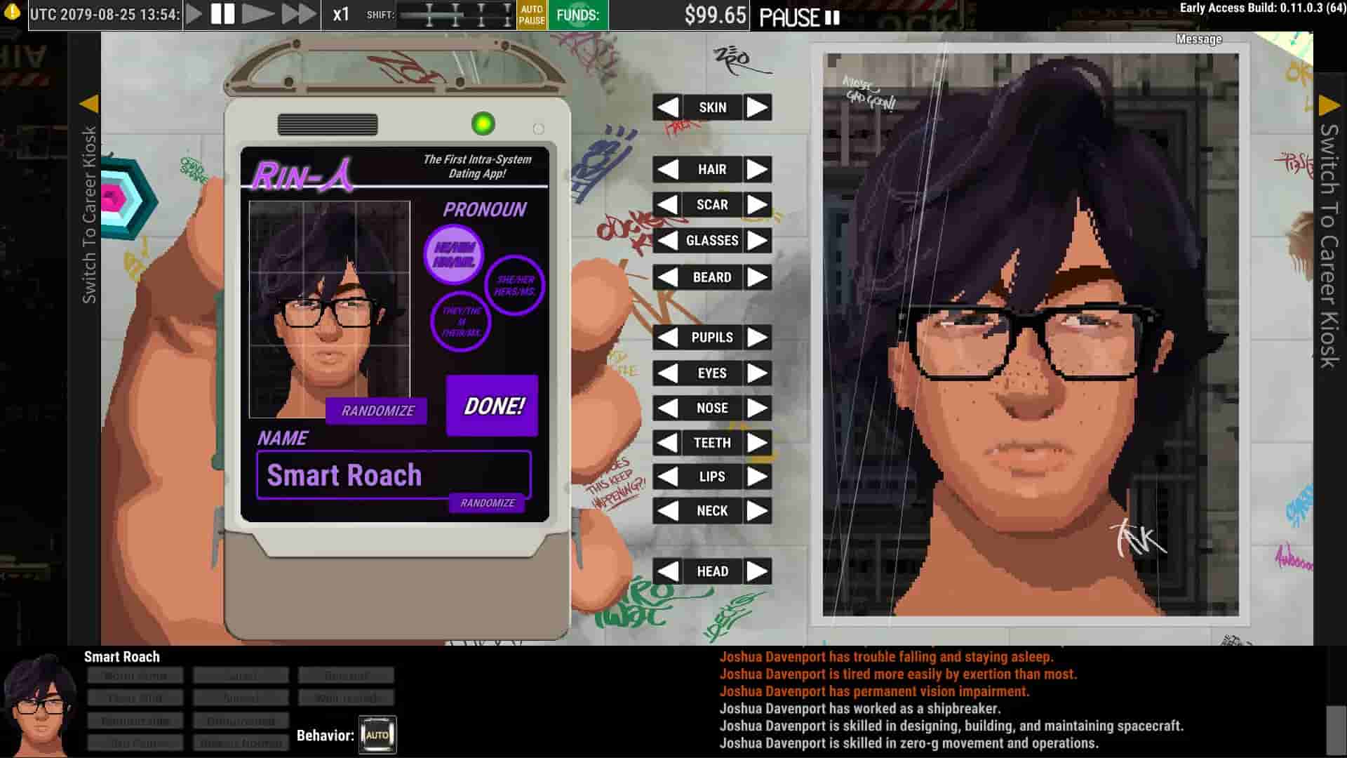 Ostranauts screenshot thumbnail screenshot 3