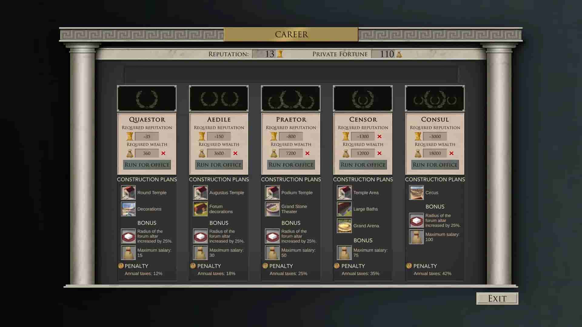 Pax Augusta screenshot thumbnail screenshot 9