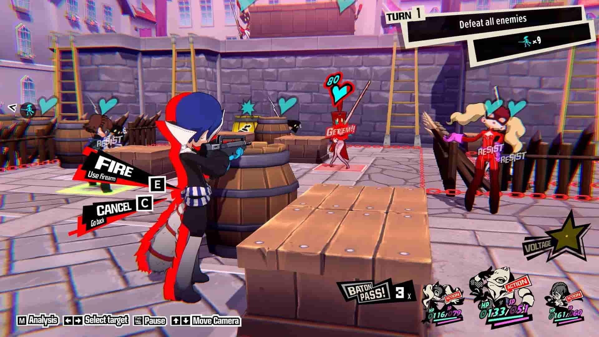 Persona 5 Tactica screenshot thumbnail screenshot 1