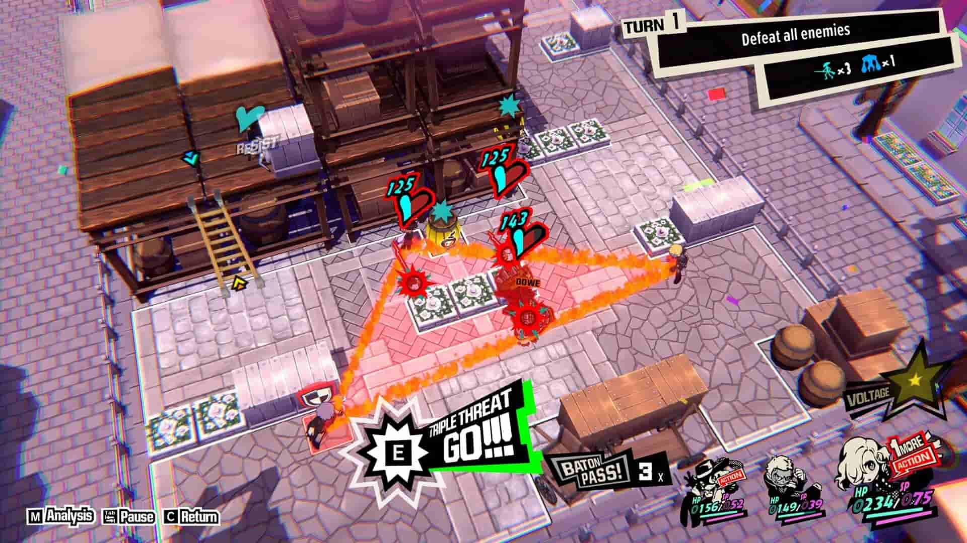 Persona 5 Tactica screenshot thumbnail screenshot 5