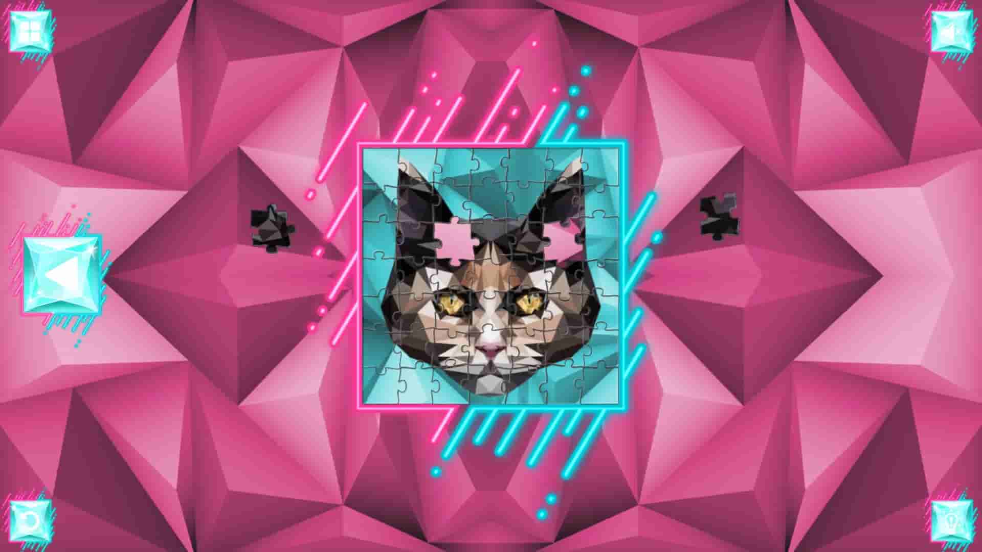 Poly Jigsaw: Cats screenshot thumbnail screenshot 1