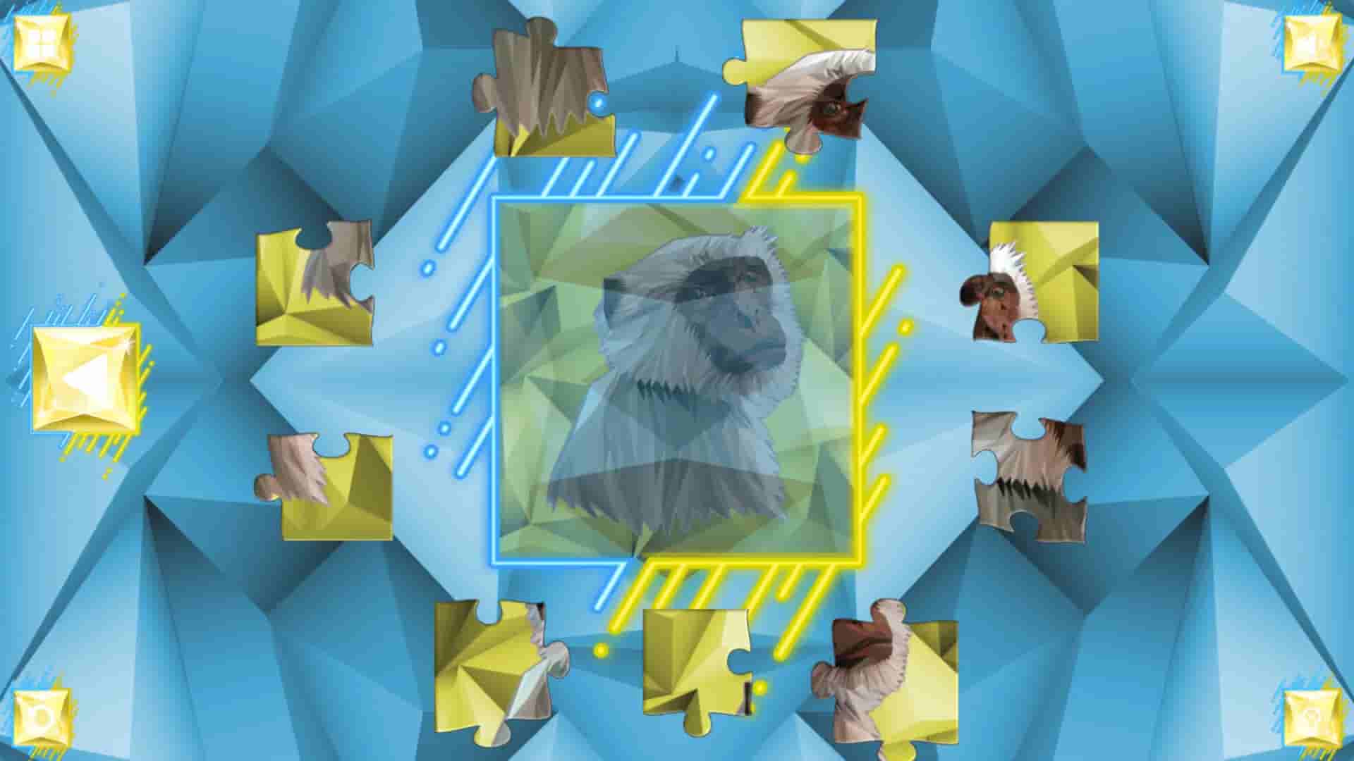 Poly Jigsaw: Primates screenshot thumbnail screenshot 0