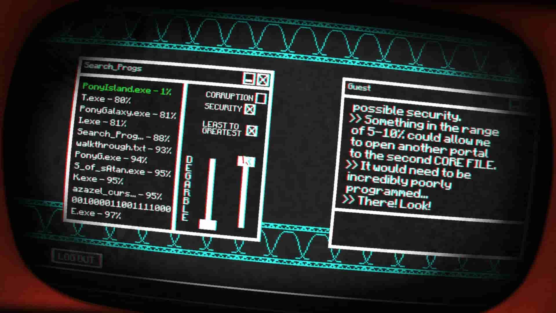 Pony Island screenshot thumbnail screenshot 9