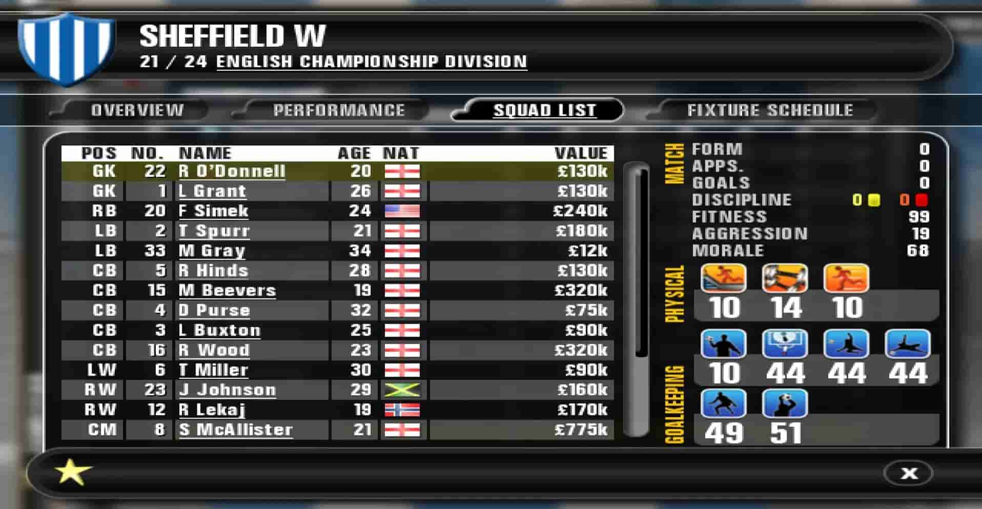 Premier Manager 10 screenshot thumbnail screenshot 9