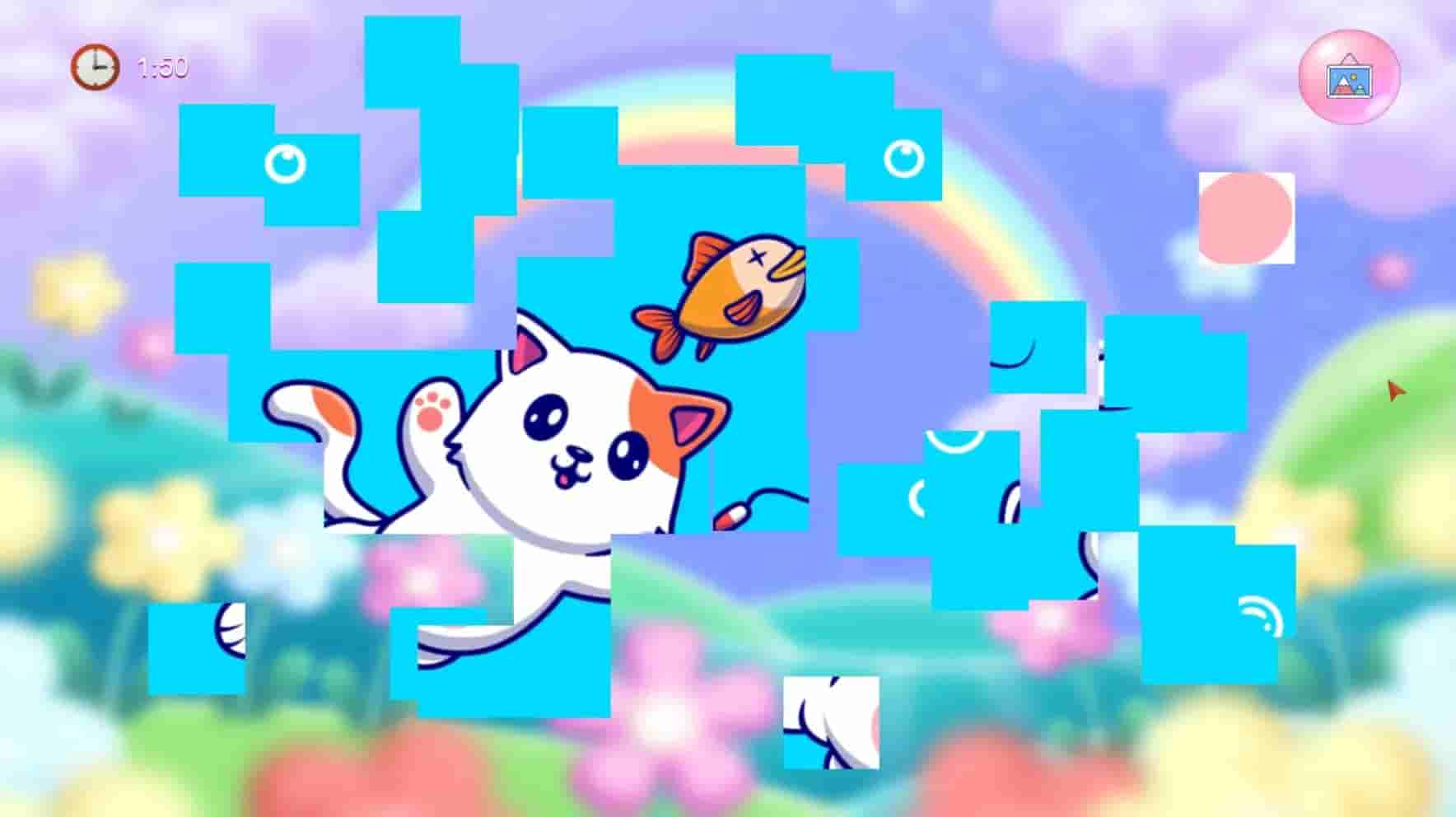 Puzzles with cats screenshot thumbnail screenshot 5