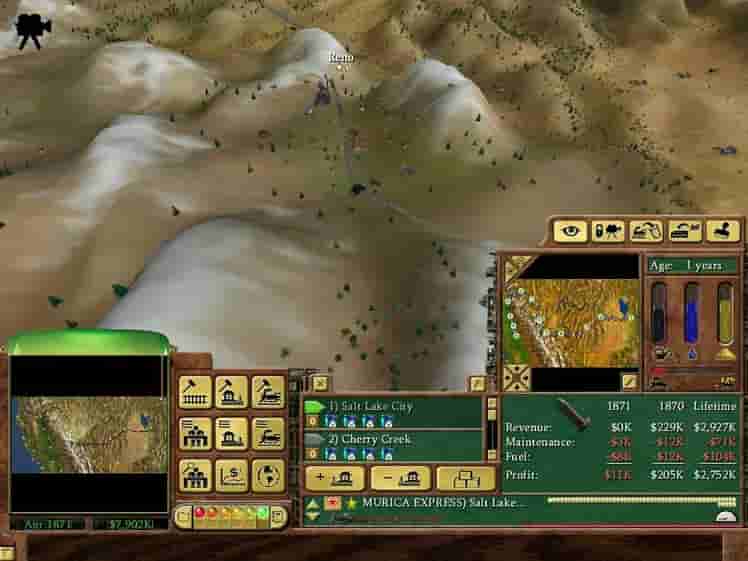 Railroad Tycoon 3 screenshot thumbnail screenshot 1