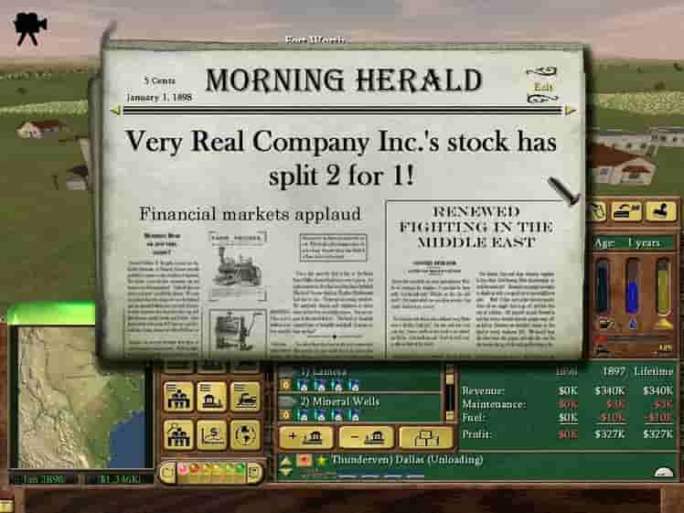 Railroad Tycoon 3 screenshot thumbnail screenshot 4