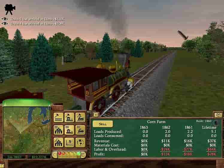 Railroad Tycoon 3 screenshot thumbnail screenshot 7