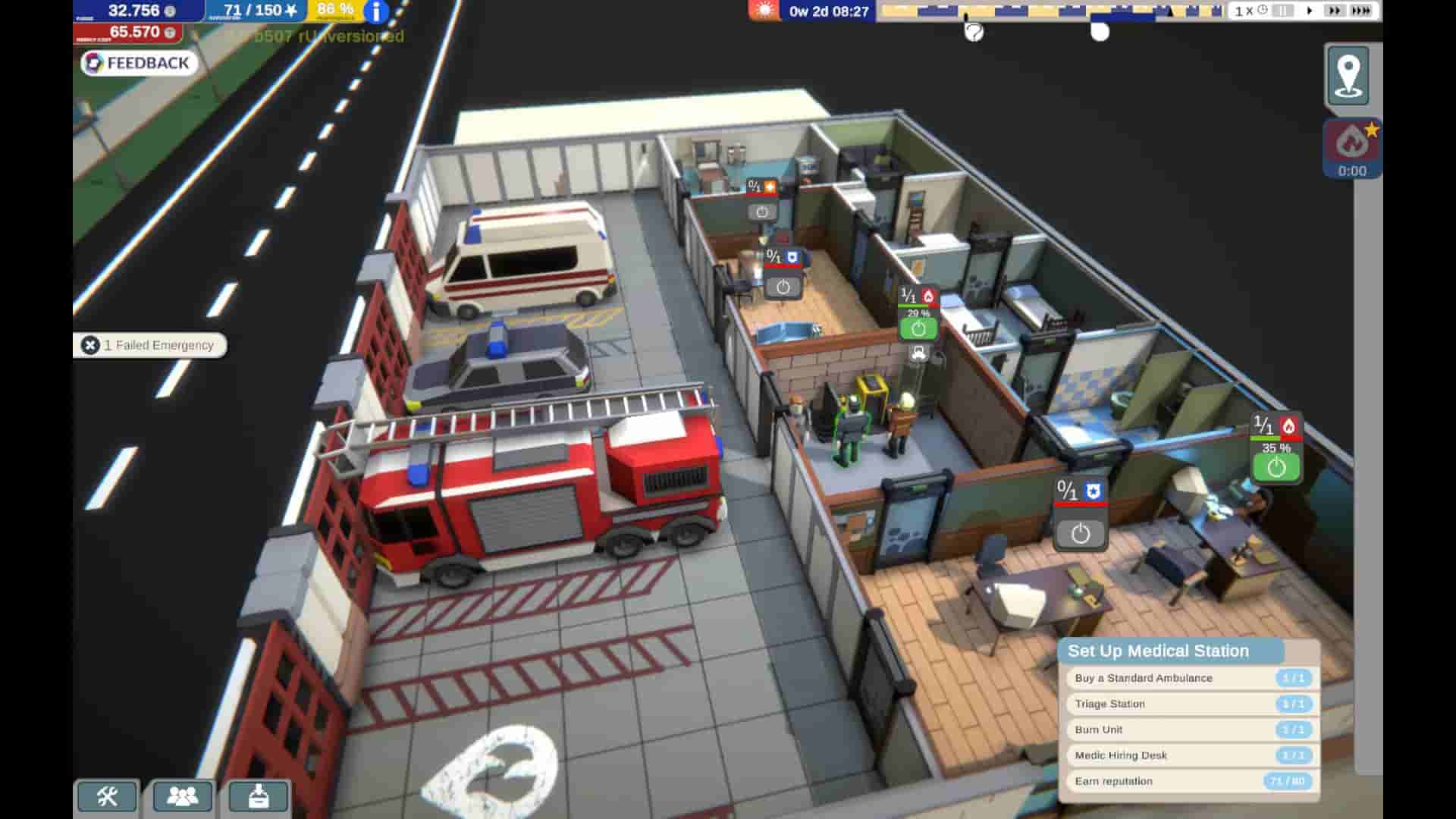 Rescue HQ - The Tycoon screenshot thumbnail screenshot 4