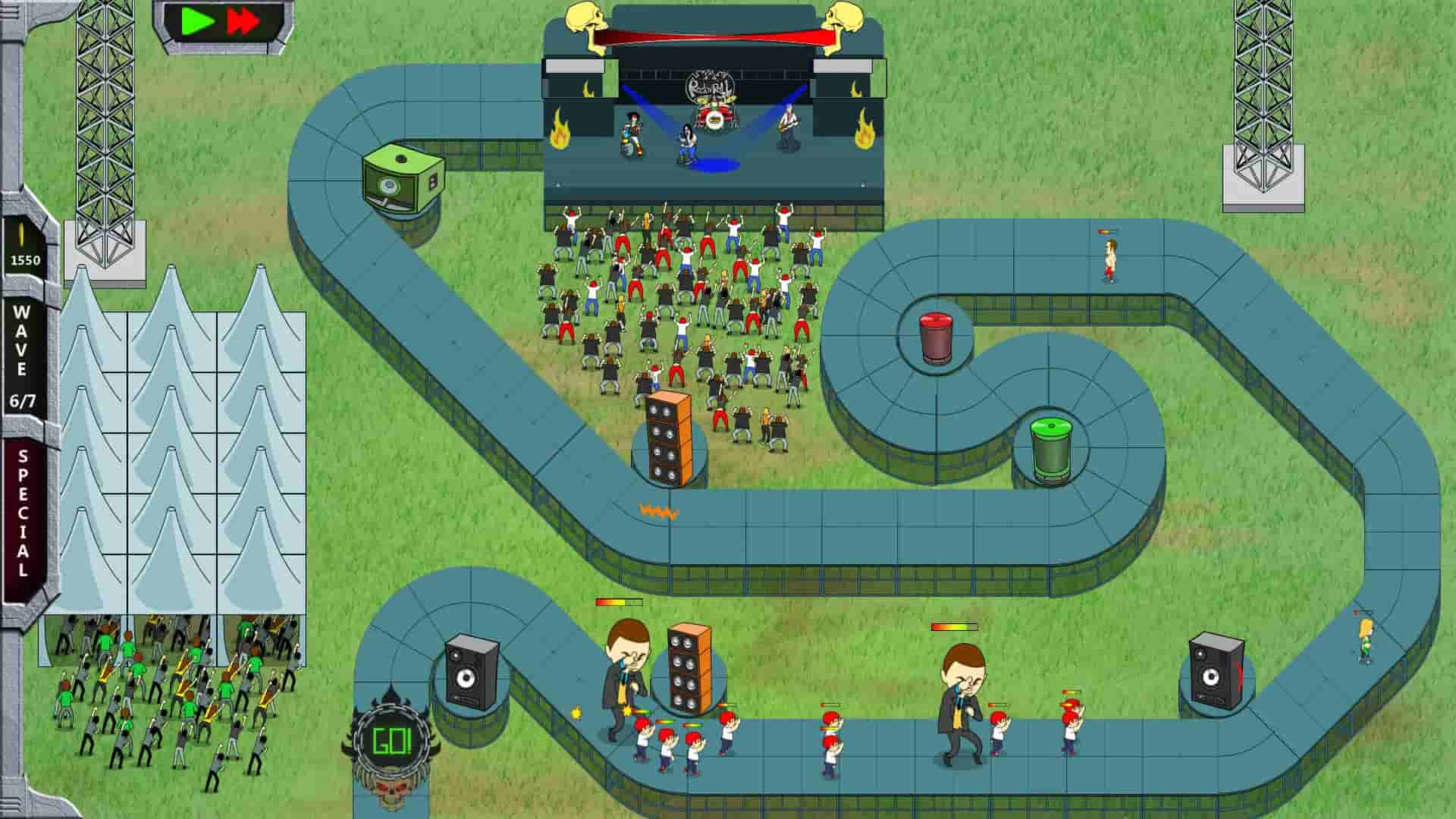 Rock 'N' Roll Defense screenshot thumbnail screenshot 0