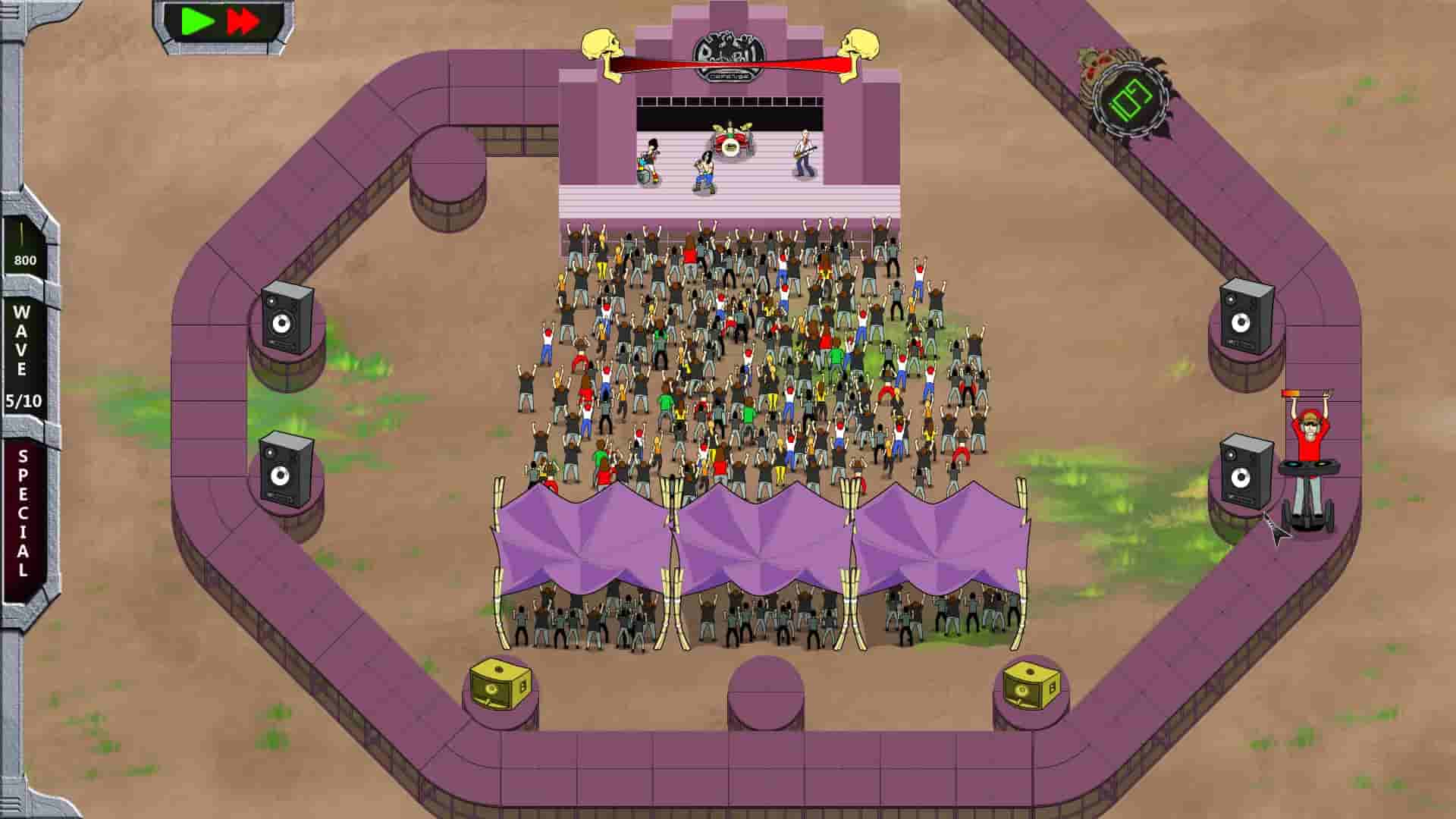 Rock 'N' Roll Defense screenshot thumbnail screenshot 5