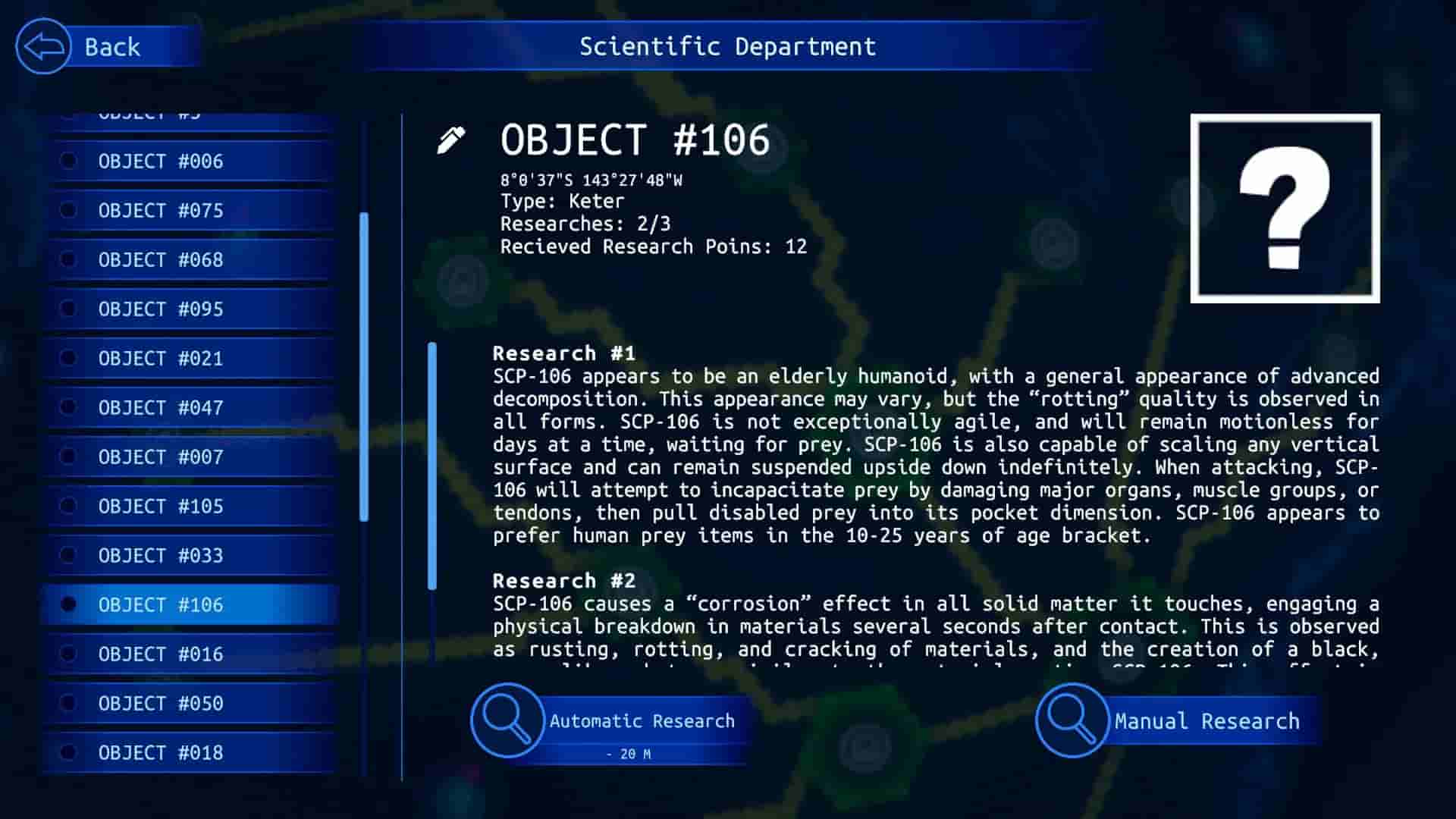 SCP Strategy screenshot thumbnail screenshot 7