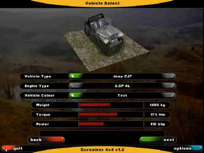 Screamer 4x4 screenshot thumbnail screenshot 1