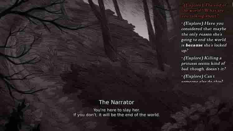 Slay the Princess screenshot thumbnail screenshot 7