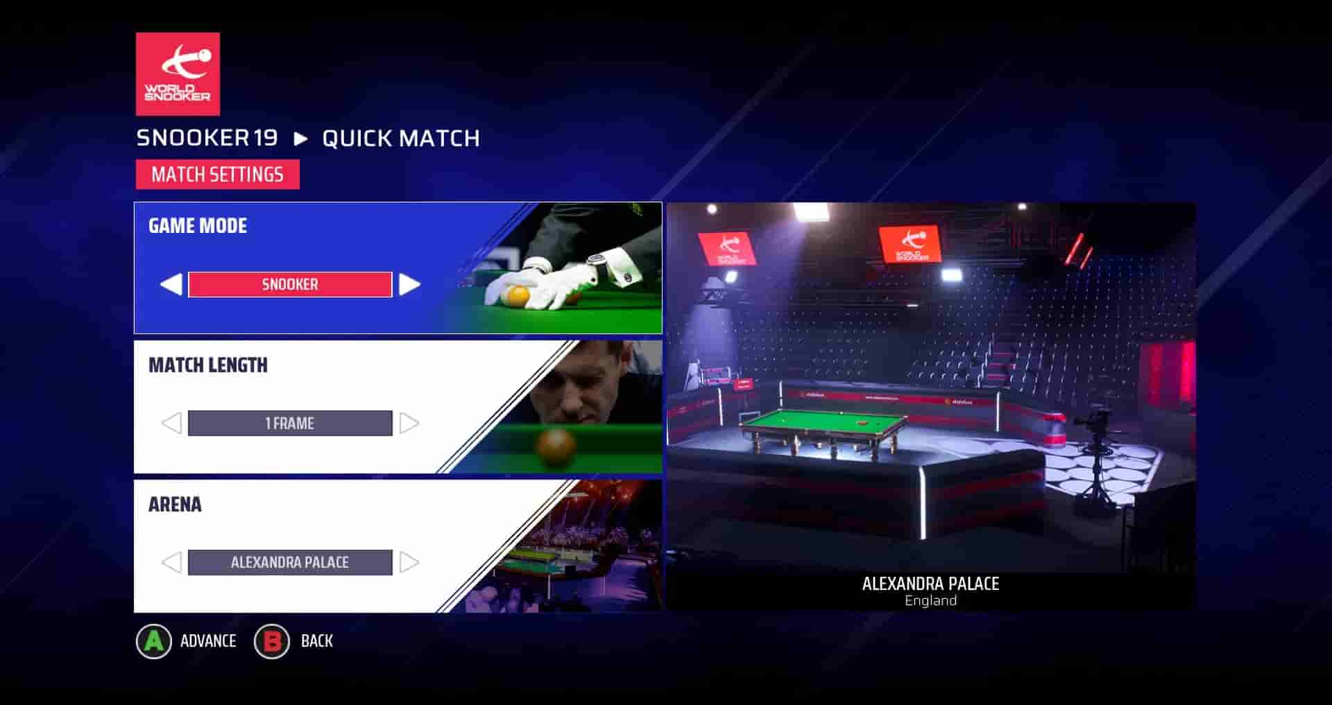 Snooker 19 screenshot thumbnail screenshot 5