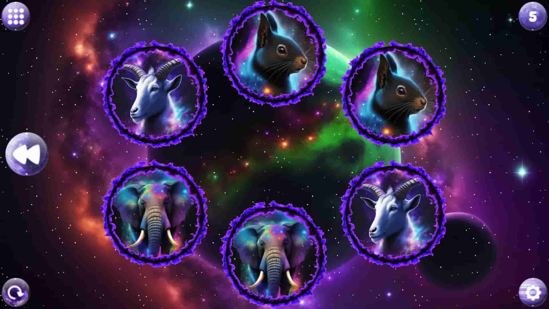 Space Memory: Animals screenshot thumbnail screenshot 1