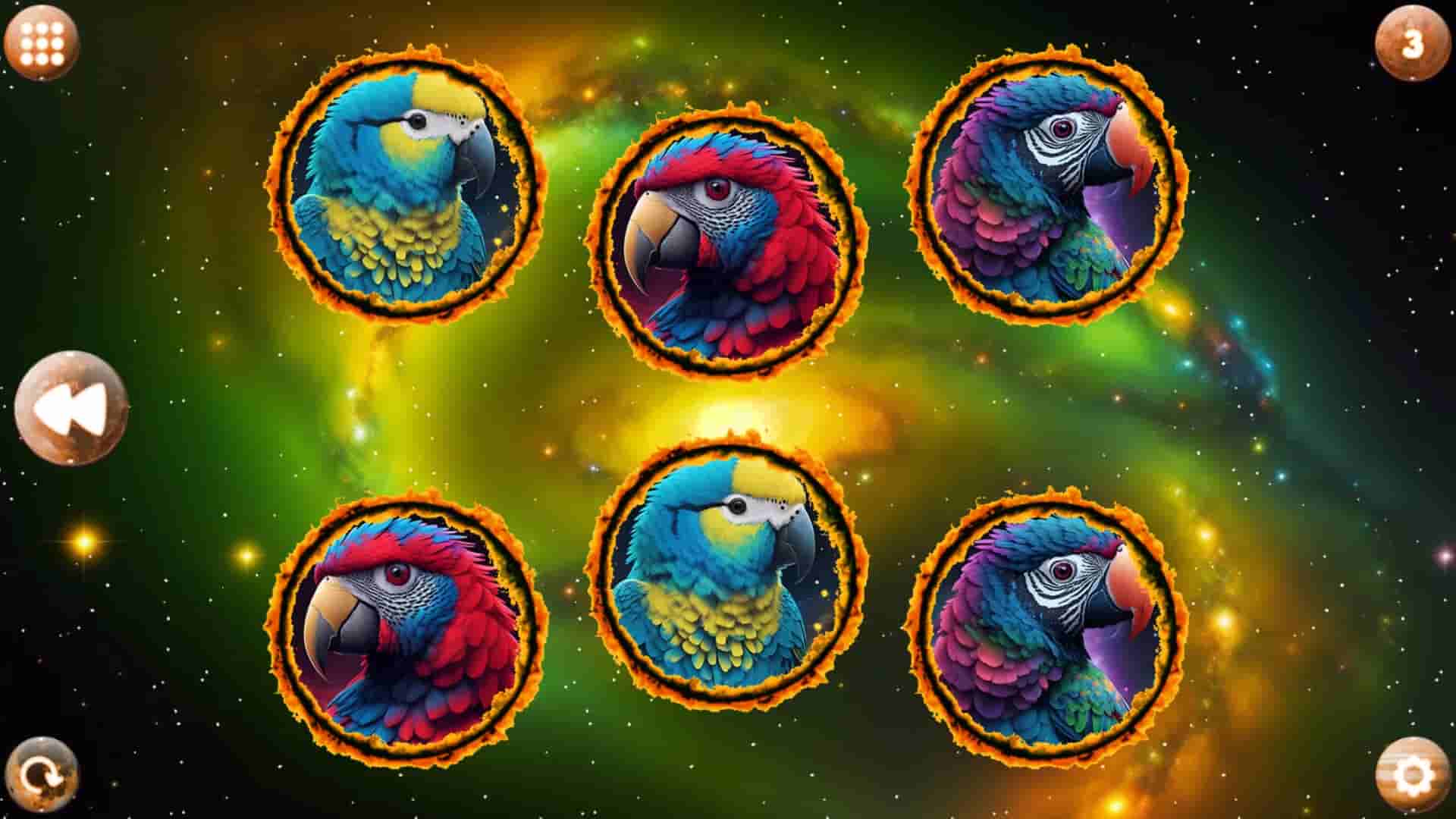 Space Memory: Parrots screenshot thumbnail screenshot 1