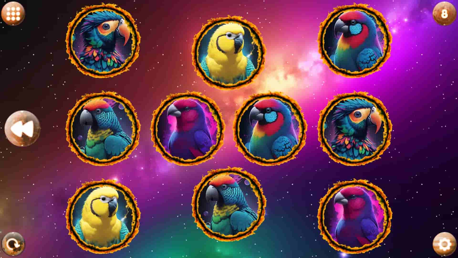 Space Memory: Parrots screenshot thumbnail screenshot 3