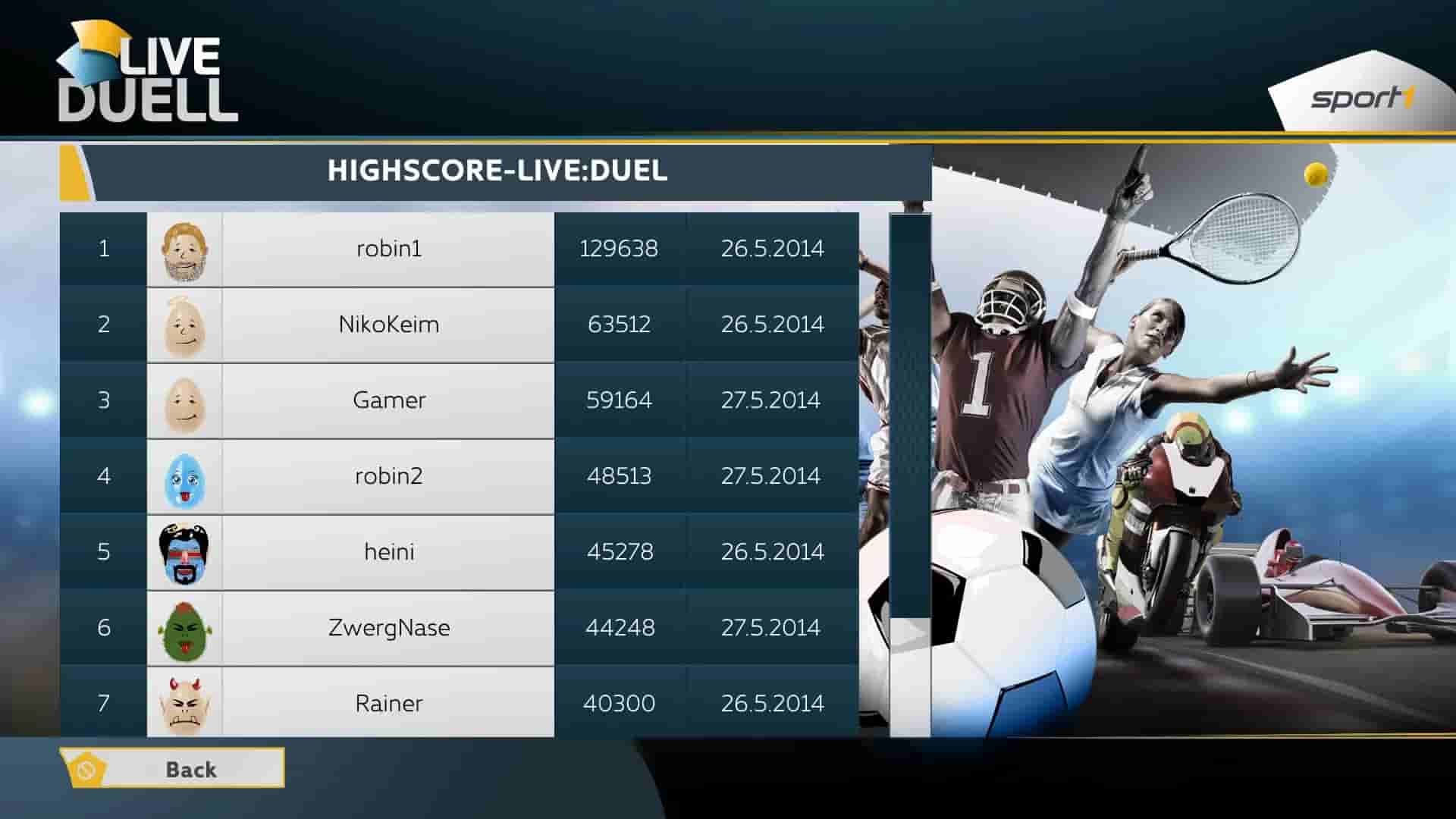 SPORT1 Live : Duel screenshot thumbnail screenshot 11