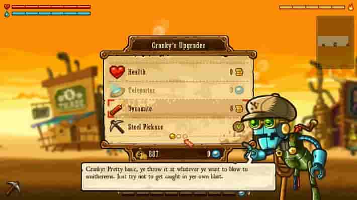 SteamWorld Dig screenshot thumbnail screenshot 2