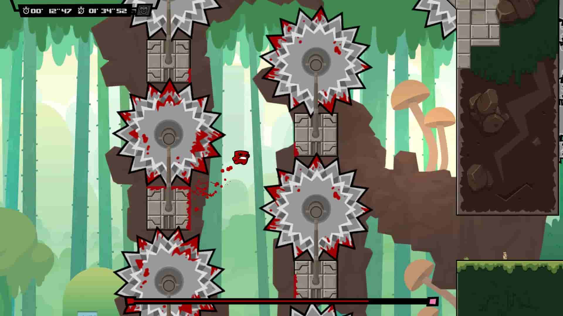 Super Meat Boy Forever screenshot thumbnail screenshot 2