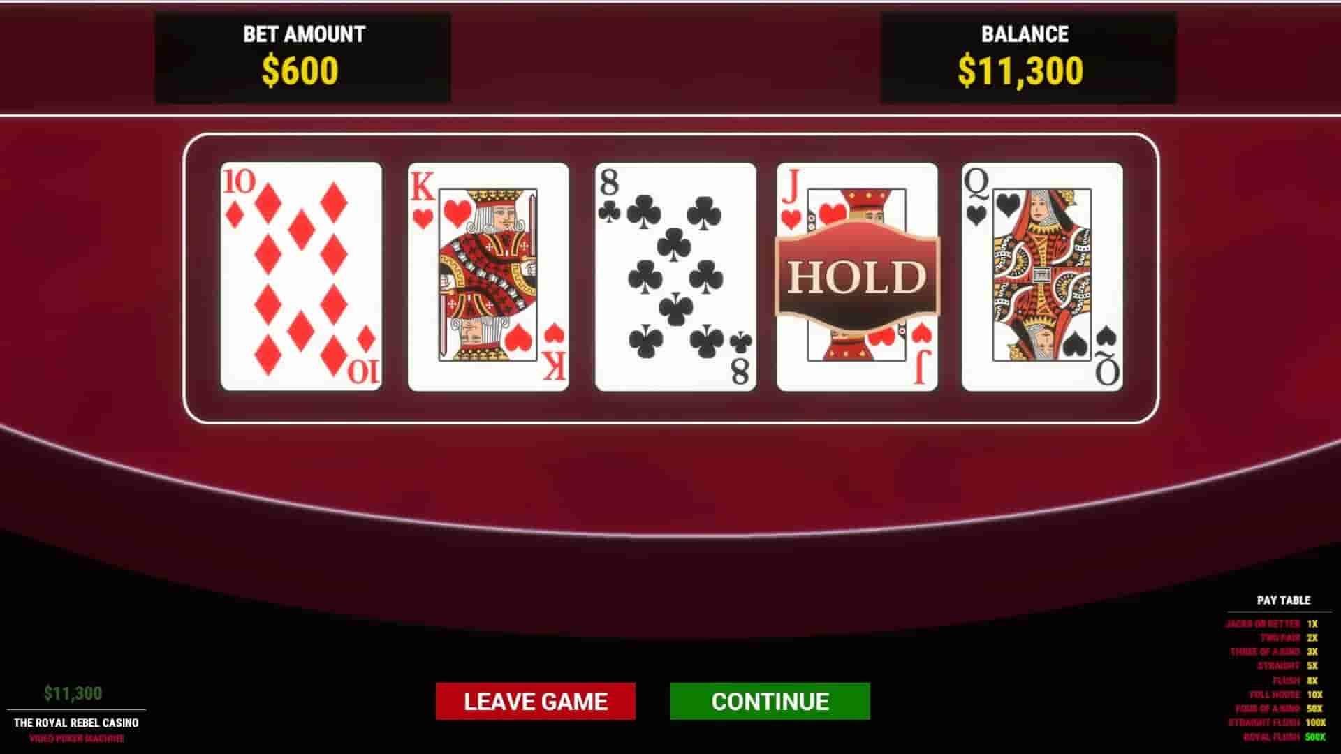 The Royal Rebel Casino screenshot thumbnail screenshot 7